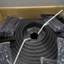 Landscape Edging - Garden Edging Border 120FT 2IN Tall with 160 Stakes, No Dig Lawn Edging for Landscaping for Garden Bed, Yard, Thickened Top Edge (0.15) Flower Bed Border Edging for Outdoor (BLACK)