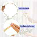 Piusatreo 2-Pack 18 Inch Wooden Bamboo Hoop Rings, Bamboo Floral Wreaths for Macrame Supplies, Dream Catchers, Macrame Wall Hanging & Craft Projects (2Pcs, 18inch)
