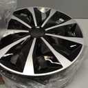 15 inch Hubcaps ABS Replacement for Steel Wheel（Non-Alloy） Snap-on Set of 4, 15-inch standard