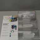 LARGER Compartment - Stackable Water Bottle Organizer Holder - for Stanley & Others' Large Tumbler - Clear Wine Rack, Cup Bottle Holder for Cabinet Home Countertop Fridge Pantry Shelf, 3 Tier Hold 9