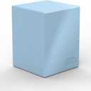 Ultimate Guard Boulder Solid 100+, Deck Case for 100 Double-Sleeved TCG Cards, Baby Blue, Secure & Durable Storage for Trading Card Games, No Transparency
