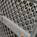 MYPET Universal Pet Gate: 26 - 42 Wide Dog Gate for Doorways with Pressure Fit or Swinging Door Hardware Mounting Types Included: 26" Tall; Gray