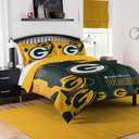 Northwest NFL Unisex-Adult Comforter and Sham Set (Full/Queen, Hexagon)