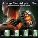 Neck Massager with Heat for Pain Relief Shoulder & Neck Massager with Hands, Simulated Human Hand Massager, Deep Tissue Shiatsu, Cordless Portable Neck Massager with Adjustable Strap