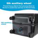 28 Inch Luggage with Spinner Wheels, Hardshell PC Checked Luggage with Top and Middle Dual Openings and Multi-Compartment Design, Large Suitcase with TSA Lock and Multi-Handle