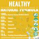3 x Magnesium Glycinate Gummies 2500mg - Sugar Free Magnesium Potassium Supplement with Vitamin D, B6, CoQ10 for Calm Mood & Sleep Support - 90 Pineapple Gummies