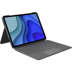 Logitech Folio Touch iPad Keyboard Case with Trackpad and Smart Connector for iPad Pro 11-inch (1st, 2nd, 3rd Generation)  Grey