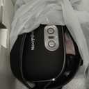 Nooydio Neck Massager, Neck and Back Massager with Heat & 4D Kneading, Shiatsu Deep Tissue Wireless Massager for Shoulder Cervical Pain Relief, Portable Rechargeable for Home Office (Black)