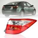 Silscvtt Outer Passenger Side Rear Brake Tail Light Assembly Replacement for Corolla 2014-2016 Right Tail Lamp 8155002751 TO2805118