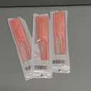 Leinuosen 3 Pack Rat Tail Combs Fine Tooth Parting Tip for Women Carbon Fiber Heat Resistant Anti Static Teasing for Back Combing Root Teasing Adding Volume Evening Styling(Pink)