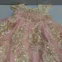 HNXDYY Baby Girl Tutu Dress Princess Lace Embroidery Wedding Party Gown, 80