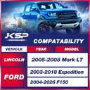 KSP 2.5" Front Leveling Lift Kits for F150 2004-2026, 2.5in Chassis Level Kit Compatible With Expedition 2003-2018, Mark LT, 2pcs Auminum Suspension Strut Spacers Work On shock Absorber