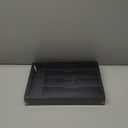 Expandable Bamboo Kitchen Drawer Organizer for Cutlery and Utensils, Adjustable Bamboo Wood Cutlery Tray in Drawer for Flatware and Silverware in Kitchen, (Black) (7 Slots Expandable)