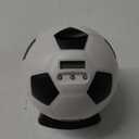 MOMMED Piggy Bank for Boys,Digital Bank,Soccer Ball Piggy Bank,Soccer Gifts for Boys,Coin Bank with Football Look,Coin Bank with Automatic LCD Display(Small) (Black-white)
