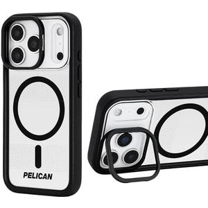 Pelican Protector iPhone 17 Pro Case [Compatible with MagSafe] Rugged Magnetic Phone Case with 16ft Military-Grade Drop Protection - Heavy Duty Phone Cover for iPhone 17 Pro - Black