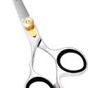 Ruvanti Left Handed Hair Cutting Scissors 6.5 - Professional Shears, Sharp Hairdressing/Haircutting Scissors for Men/Women