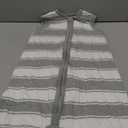 Burt's Bees Baby Infant Wearable Blanket, Organic Cotton Unisex Beekeeper - Medium Weight 1.5 TOG (Quilted Grey Rugby)