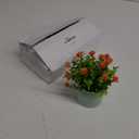 Der Rose 4 Pack Fake Flowers Artificial Plants Indoor for Home Kitchen Office Dining Centerpiece Table Decorations