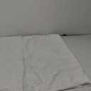 JELLYMONI 2 Pack White Pillowcases Standard Size, Soft Microfiber Striped Tufted Pillow Covers with Envelope Closure (Pillows are not Included)