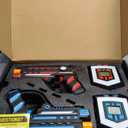 Squad Hero Rechargeable Laser Tag 360 Sensors + LCDs - Set of 4 - Easter Gift Ideas for Kids Teens and Adults Boys & Girls Family Fun - Cool Teenage Lazer Group Activity, Teen Gifts Ages 8+ Year Old