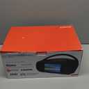 Aiwa Portable Boombox, Crystal Clear Sound with 3W x 2 Speakers and Bass Function, Featuring a 7" LCD Display, Bluetooth Connectivity, FM Radio, CD/DVD Player, Streaming on Roku and Amazon Firestick