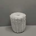 Christmas Tree Collar, Rustic White Luxury Plush Faux Fur Tree Collar with Stripe Textured Pattern, Soft Fluffy Xmas Tree Ring Boho Tree Skirt for Holiday Decorations Indoor Home Decor