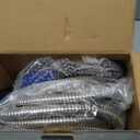 Garden Hose 25ft, Stainless Steel Metal Water Hose with 10 Function Nozzle, Lightweight Hose, No Kink, Leak-proof, Puncture Resistant for Yard, Outdoor, RV