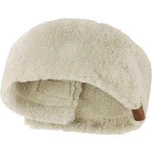 C.C Women's Soft Faux Fur Feel Sherpa Lined Ear Warmer Headband Headwrap (Beige)