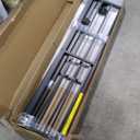 Bellemave Full Size Metal Loft Bed with L Shaped Desk and Wardrobe, Heavy Duty Loft Bed Frame with Storage Stairs, LED Loft Bed Frame with Charging Station & Safety Guardrails, Black