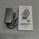 5-in-1 Multi Memory Card Reader,Aluminum SD/TF/CF/MS/M2/Cfast/Memory Stick Pro Duo/Micro SD Card Reader Adapter for i-Phone/i-Pad USB C and USB A Devices,No Application Required Plug and Play