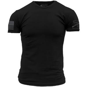Grunt Style Basic Crew Men's T-Shirt (3X-Large, Black)