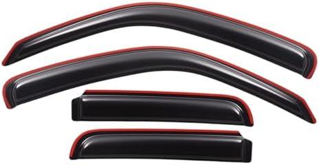 Amazon.com: Lightronic Extra Durable Clip-on in-Channel Auto Vent Window Visor, Fits 2002-2007 Jeep Liberty, UV Protection Rain Guard, Original Wind Deflector, No-Drill Easy Install, Dark Smoke, 4-Pcs : Clothing, Shoes & Jewelry