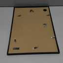 Americanflat 11x16 Picture Frame with Polished Plexiglass - Streamline Collection - Thin Border Picture Frame for Wall Display - Hanging Hardware Included - Black