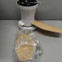 25 Inch Dimmable Ceiling Fan with Silent DC Motor Light and Remote Mount 6 Speed 3000-6500K Temperature Temporture