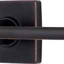 BRINKS  Contemporary Keyed Entry Door Lever, Tuscan Bronze - Designed for Sleek and Modern Homes and Blends Seamlessly with Interior Dcor (E2417-150)