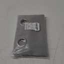 NICETOWN Short Curtains Over Sink Sliver Grey Kitchen Small Tier Privacy Half Window Curtains Bathroom Cabinet Caravan Basement Panels Grommet Top, 2 Pieces, 29" W x 30" L