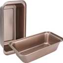 2pack Loaf Pan, 10inch Banana Bread Pan, Non-Stick Banana Bread Pan, Stackable Bread Pans for Homemade Bread, 10x5inch Small Bread Pans for Baking