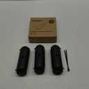 Flemoon [3 Pack] Outdoor Extension Cord Safety Cover with Waterproof Seal, Weatherproof Electrical Connection Box to Protect Outdoor Outlet, Plug, Socket, Christmas Holiday Decoration Light, Black