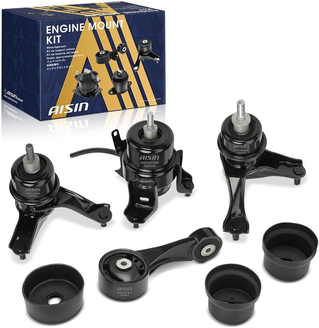 AISIN AFTERMARKET EMTT-20944 4Pcs Engine Motor & Auto Transmission Mount
