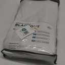 INOVADAY 100% Blackout Curtains for Bedroom, Black Out Curtains 96 Inch Long, Clip Rings Linen Blackout Drapes, Thermal Insulated Room Darkening for Living Room, 2 Panels - Beige,W50xL96