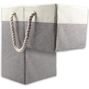 Longzhuo Stair Baskets for Carpeted Stairs, Staircase Basket for Wooden Stairs with Handle Foldable Step Basket for Stairs Storage Basket Organizer for Home and Office Decor