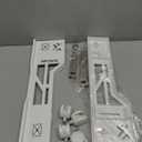 Adjustable Computer Tower Stand, Mobile PC Stand for Floor with 4 Locking Caster Wheels Fits Most PC, Under Desk CPU Holder for Office, Gamers and Students (White)