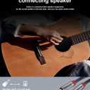 Instrument Cable,16.5ft/5m-1pack 6.35mm Male to Male 1/4 inch to 1/4 inch Audio Cable, Fish Wire Braided TRS Cable, for Guitar Cable, Bass, Keyboard, Mixer, Amplifier, Equalizer, Speaker. (Straight Angle)