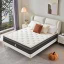 Twin Mattress,Twin Size Mattresses,Gel Memory Foam and Pocket Spring 8 Inch Hybrid Twin Mattress for Kids,Medium Firm,Breathable Comfort Soft Twin Bed Mattress in a Box,Pressure Relief