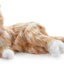 JOY FOR ALL Companion Pet for Seniors - Lifelike Animatronic Cat - Realistic Soft-Touch Fur & Purring - Therapy Stuffed Animal - Toy for Alzheimer's & Dementia - Orange Tabby (Orange Tabby Cat)