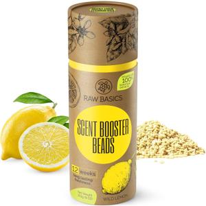 Scent Boosters for Washer, Wild Lemon Aroma - Bulk Laundry Booster Beads and Fabric Smell Deodorizer - In Wash Odor Eliminator Pods for Fresh Scented Clothes (9 Ounce (Pack of 1))