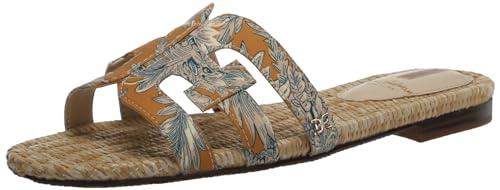 Sam Edelman Women's Bay Flat Sandal Washed Marigold Multi 7 Medium