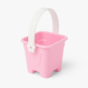 Kids Beach Sand Bucket with Handle – Pink Plastic Pail for Sand, Water & Outdoor Play