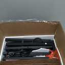 SUPERJARE 79 Inch Sofa Table with 2 Power Outlets and USB-C Ports, 5.9 Inch Narrow Console Table with Storage, Long Entryway Hallway Couch Table Behind Sofa, Small Spaces, Living Room, Rustic Brown