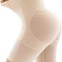 Shapewear for Women Tummy Control, Butt Lifting High Waisted Body Shaper Shorts Under Dresses Thigh Slimmer Nude, Medium